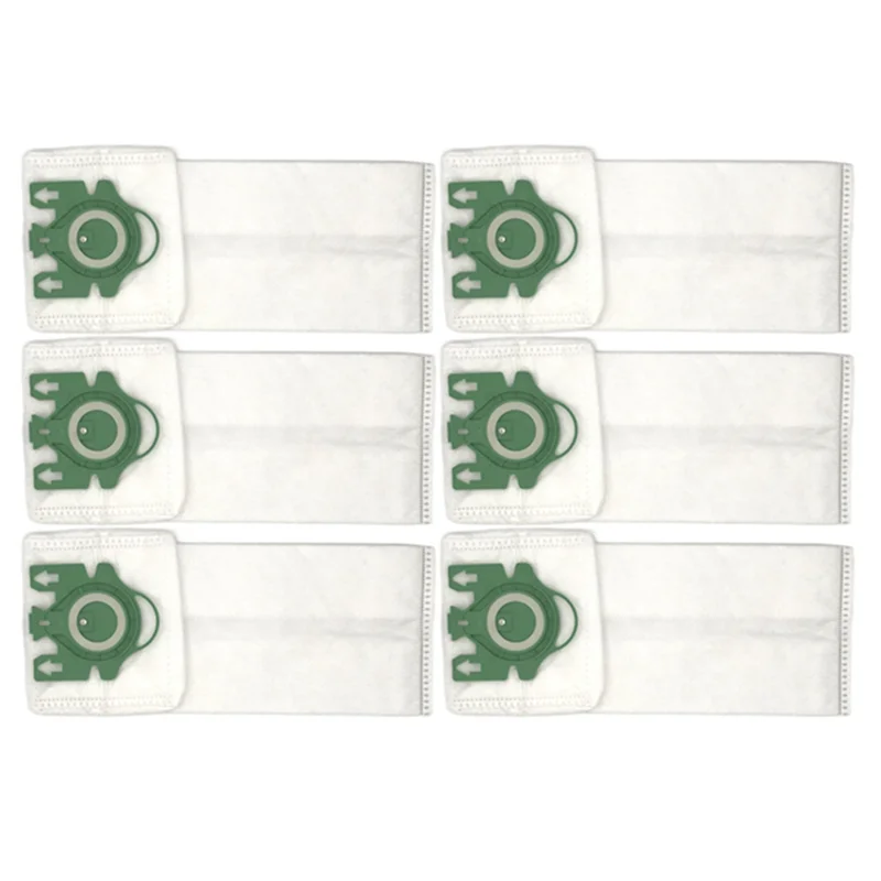 6Pcs Type U Vacuum Bags Compatible for S7000-S7999 Upright and Dynamic U1 Series Upright AirClean Vacuum Cleaner