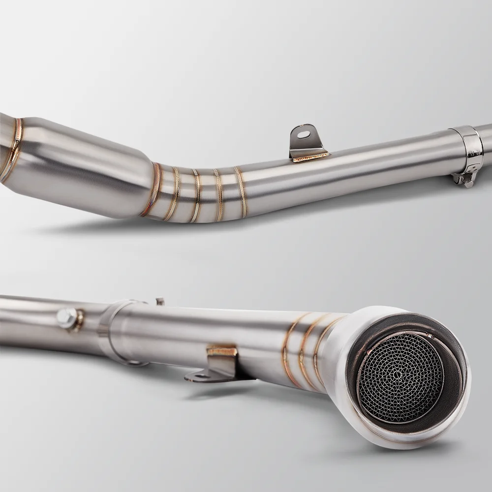 Kovemoto 450 rally รถออฟโรดท่อไอเสียสายเชื่อมตําแหน่งเดิม Slip on link ท่อด้านหน้าเต็มระบบ