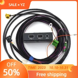 FOR Audi A4 B9 A5 B9 Q5 8W MIB 2 CarPlay MDI USB AUX IN Plug Cable 8W0 035 736 8W0035736