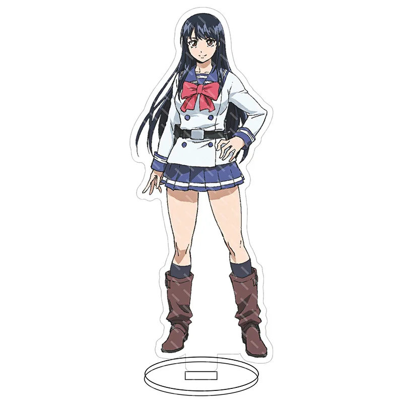 16CM Anime Figure High-Rise Invasion‌ Honjo Yuri Nise Mayuko Arasaki Kunoe Mayuko Nise Cos Acrylic Stand Ornaments Gifts