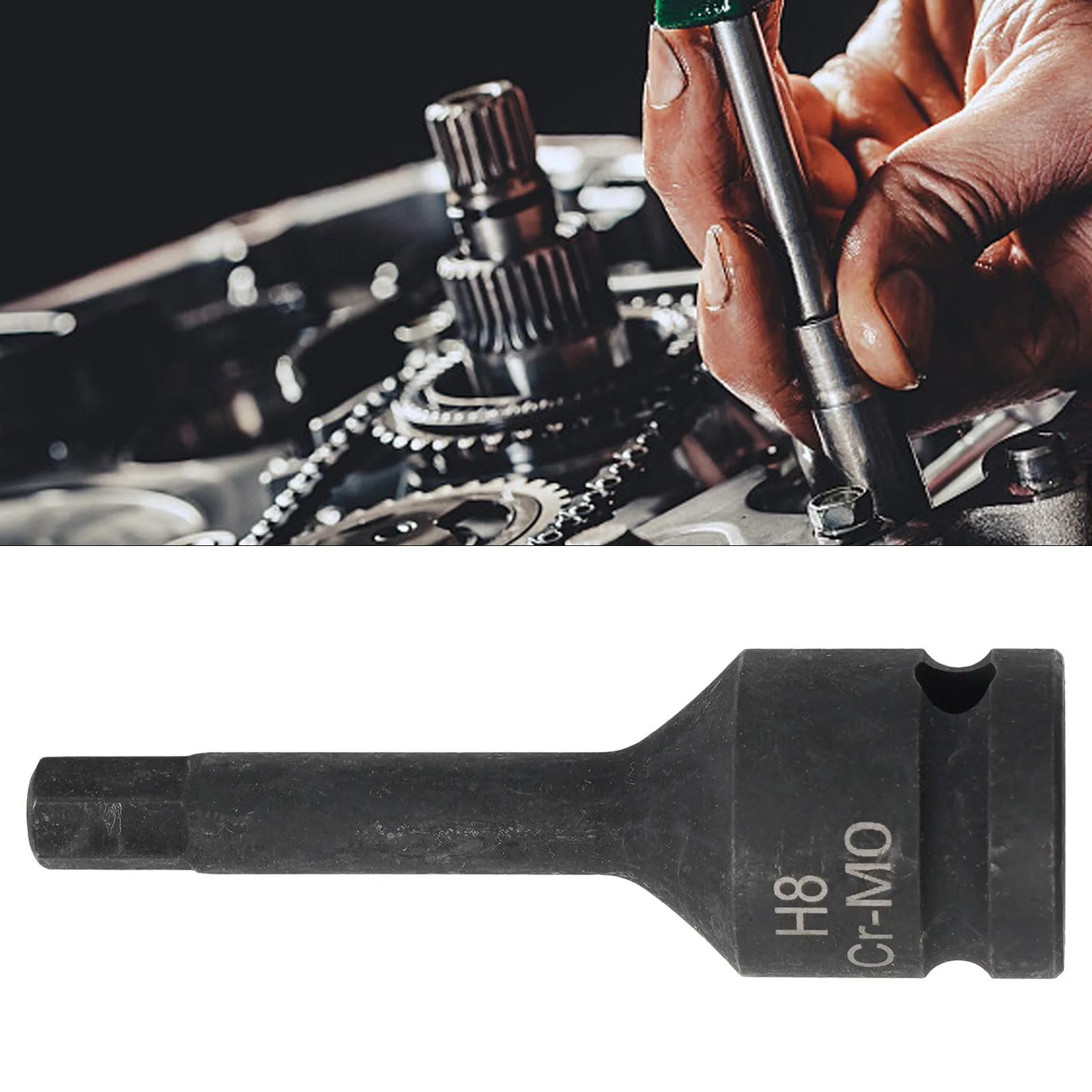 1pc 1/2in Electric Drill Socket Adapter Impact Screwdriver Hex Bit Hexagon Hex Hexagon Wrench Sockets For Impact Wrench Tool