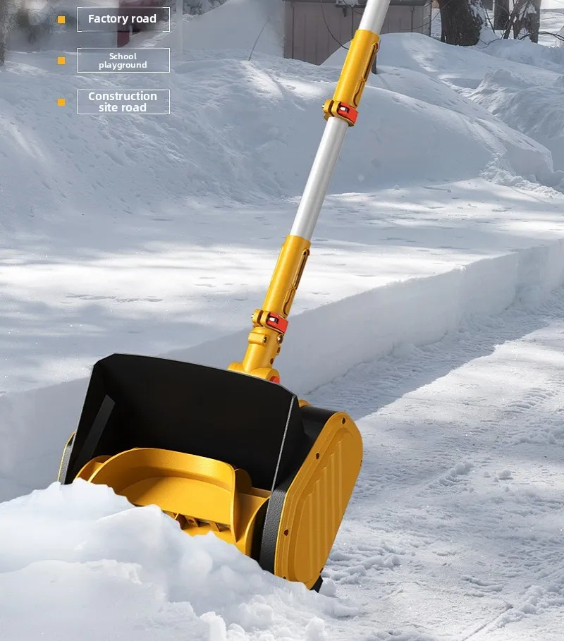 

Бесщеточная аккумуляторная электрическая лопата для снега на аккумуляторе 20 В, электрический снегоочиститель для подъездной дороги/патио/леда, быстрой очистки