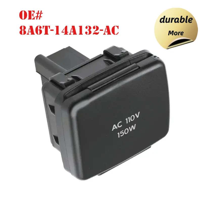 Rear Center Console Power Outlet Plug 110V 150W USB Outlet Socket For Ford F-250 F-350 Super Duty BC3Z-19N236-A