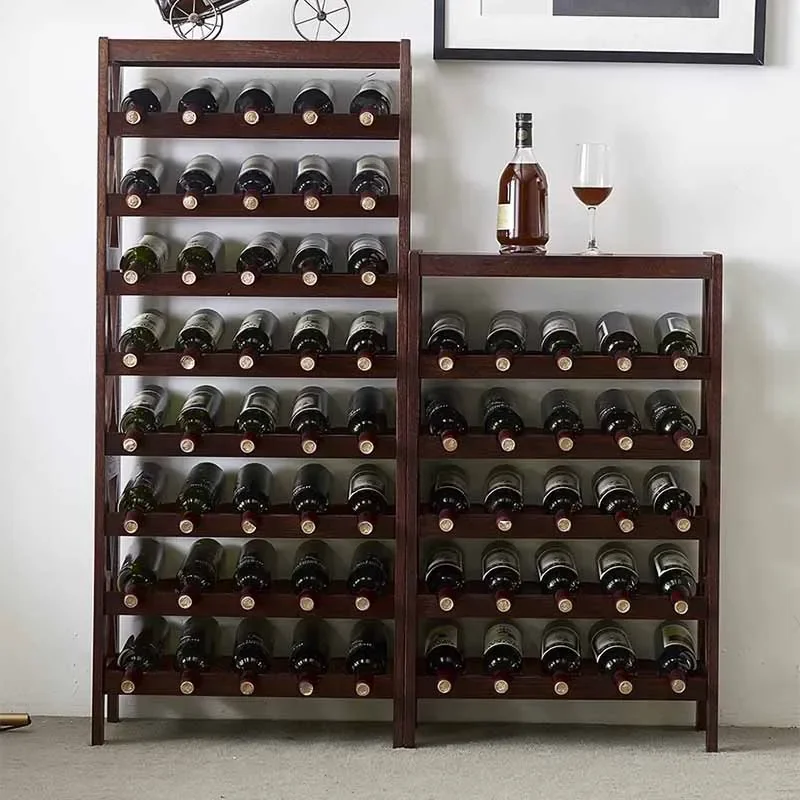 Storage Corner Bar Wine Rack Display Liquor Salon Club Whisky Wine Cabinets Wood Buffet Cellar Mueble Para Vino Bar Furniture