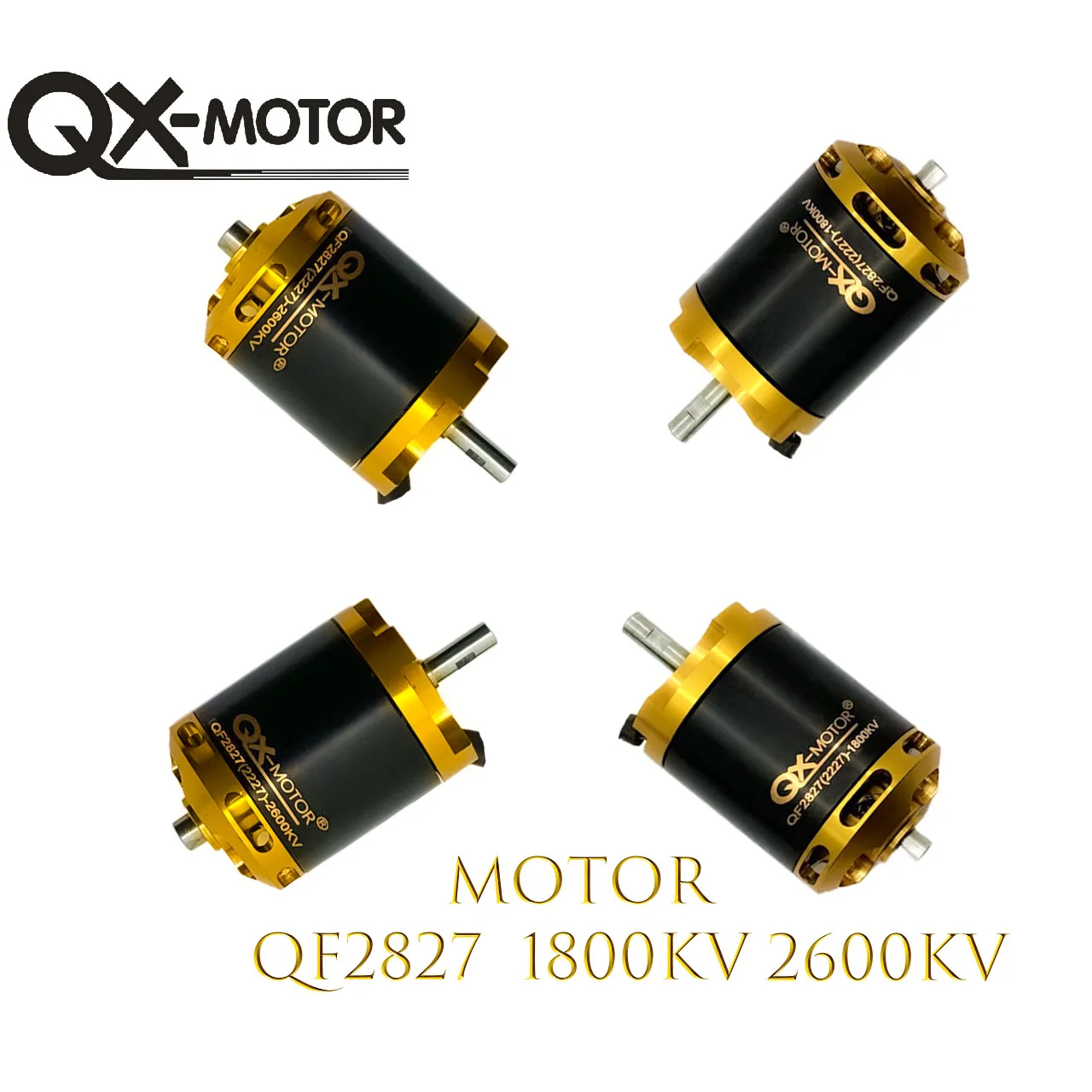 QX-Motor 70mm EDF 12 Blades  QF2827- 1800kv 2600kv  Brushless Motor With 60A 80A 6S ESC For RC Remote Control Toy Airplane