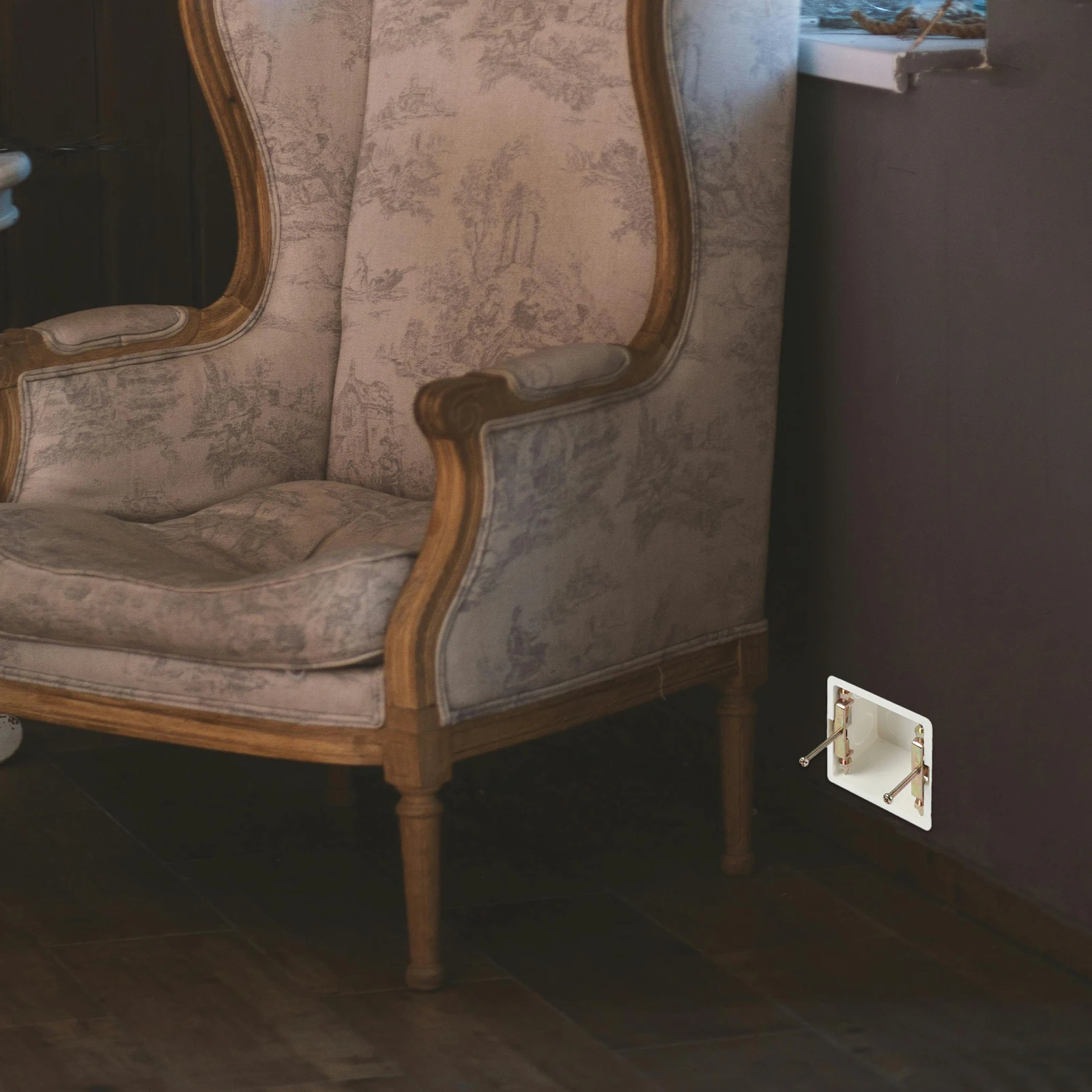 10pcs PVC 86 Type Wire Patcher Rod Switch Box Insulation Repair Electric Mounting Outlet Installation Plastic