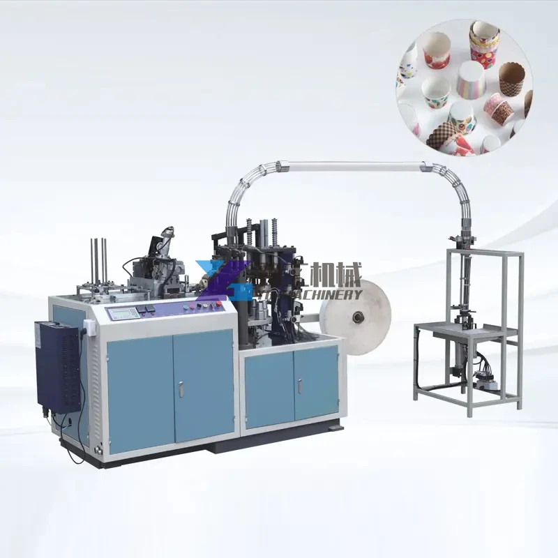 Disposable Automatic Double Wall Paper Cup Making Machine Price Ripple Coffee Paper Cup Forming Machine
