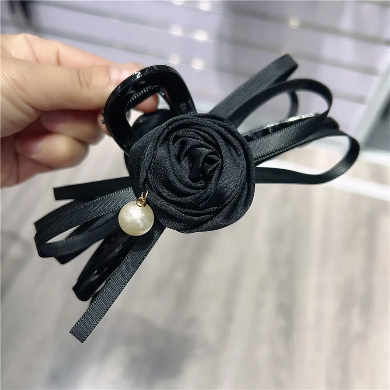 13 cm Rosen-Haarspange, große Haarklammer, eleganter Haarschmuck, Pinzas Para El Cabello – Detail 18