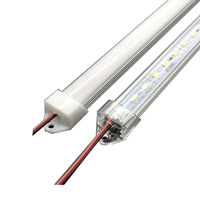10pcs 18cm 25cm 35cm 40cm 50cm  LED Tube Light Hard Rigid Aluminum Bar Lamp 12v 24v 3000k 4000k 6000k Machine Equipement Truck