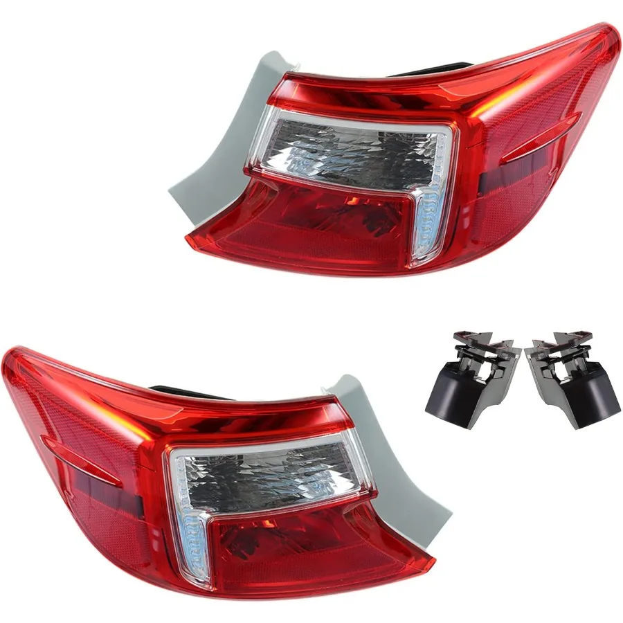 

A Pair Car Rear Tail Light Brake Lamp Passenger and Driver Side Replacement for 2012 2013 2014 Camry TO2805114 TO2804114 Turn S