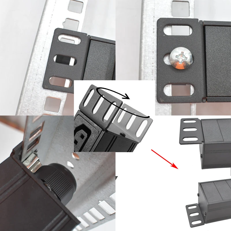 Imagem -05 - Polegadas Pdu Spd Ammeter Proteção contra Sobrecarga Interruptor de ar Interruptor Curto Circuito Módulo Tira Potência Iec320 C13 Saída C14 Plug 19