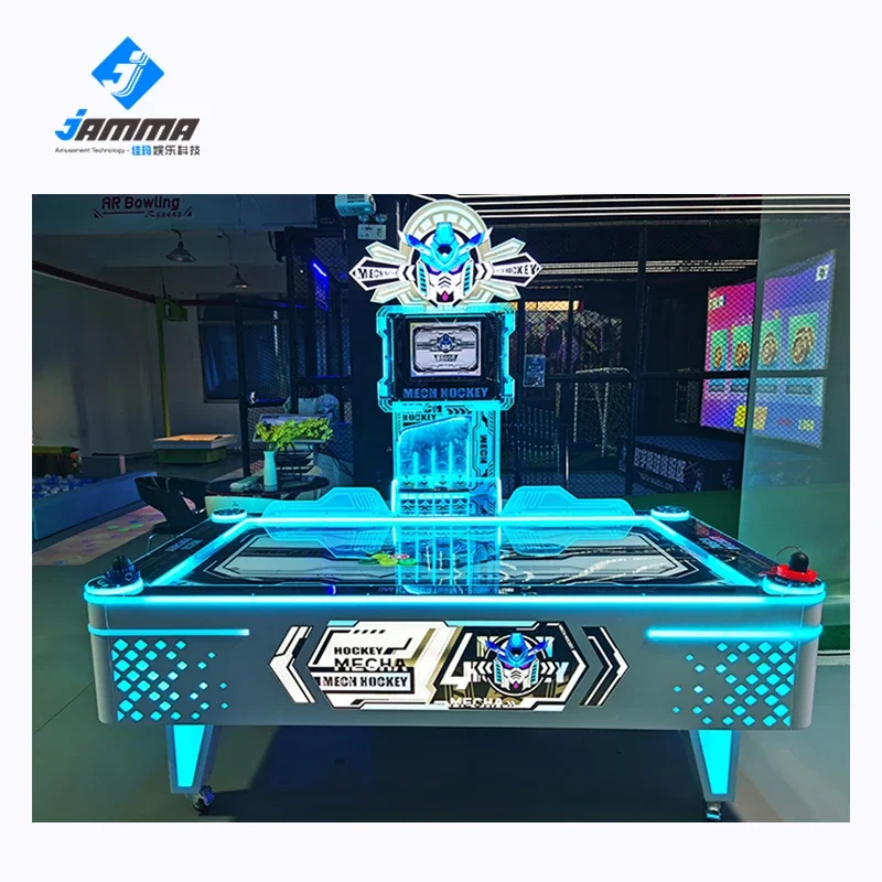 Factory Wholesale Air Hockey Table Coin Operated Indoor Arcade Game Machine Sport Style 2 Players Game Centers Metal Material