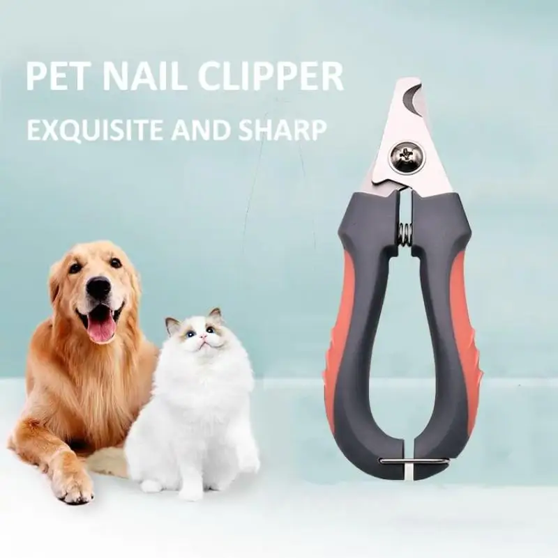 Professional Pet Dog Nail Clipper Cutter Stainless Steel Grooming Nail Toe Claw Scissors Clippers for Animals Cats Pet Supplies