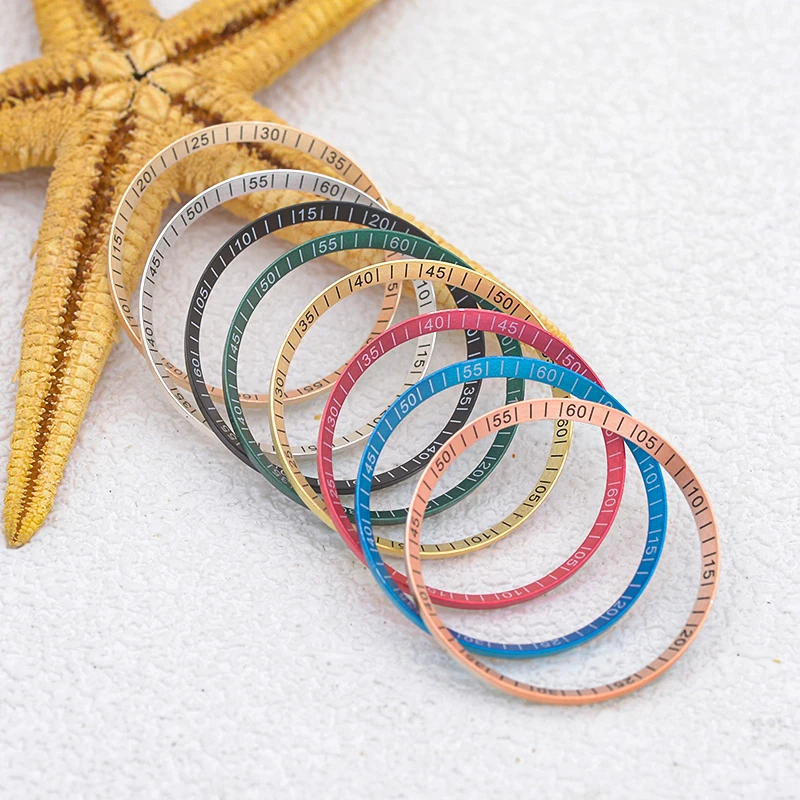 NH35 Case Seiko Mod Parts SKX007 capitolo Ring Fit Seiko SKX007 SKX009 SKX171 orologi da uomo regalo NH35 NH36 parti della cassa dell'orologio