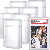 35/55/75/100PT Trading Cards Slab Label Grade Baseball Star Card Sleeves Protector Acrylic Hard Plastic Game Grade PTCG Gift Toy