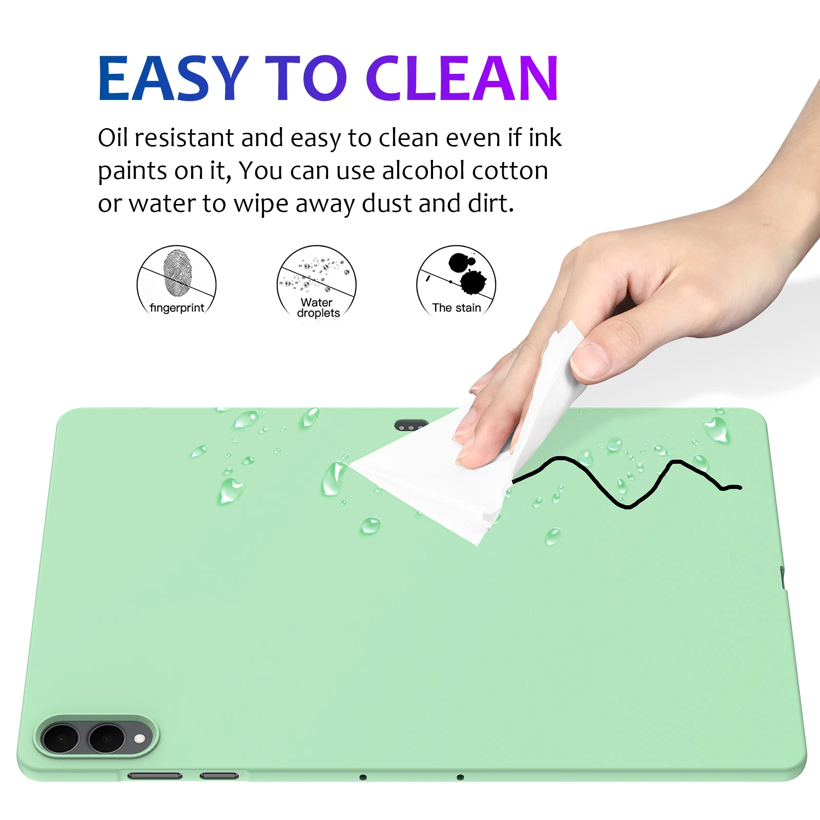 Etui na tablet Samsung Galaxy Tab S11 Ultra S11, płynny silikon, miękki w dotyku, odporny na wstrząsy, 14.6 cala, 11 cali, osłona ochronna na tablet. — zdjęcie produktu 4