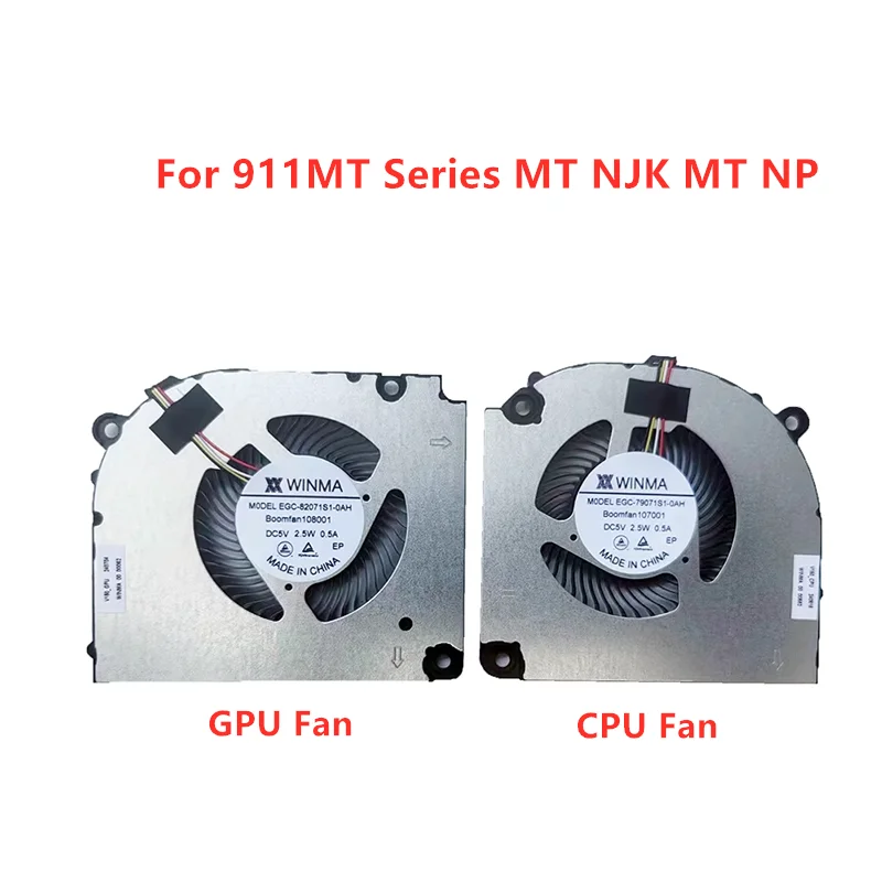 Brand New Original Laptop CPU GPU Cooling Fan For Thunderobot 911MT series MT NJK MT NP