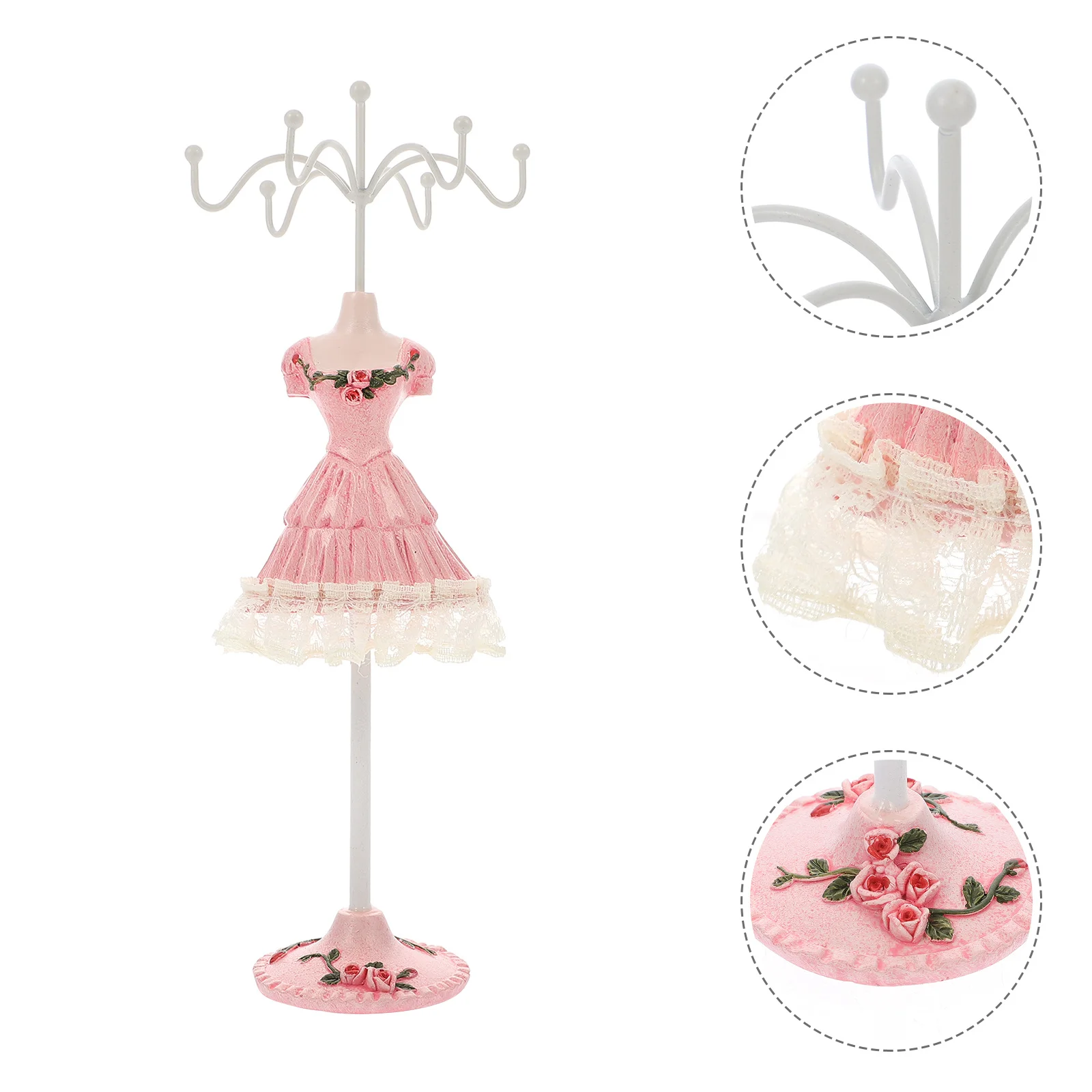 

Креативная настольная стойка для ювелирных изделий, кольцо, серьги, ожерелье, органайзер для хранения, полка для домашнего магазина, витрина для ювелирных изделий