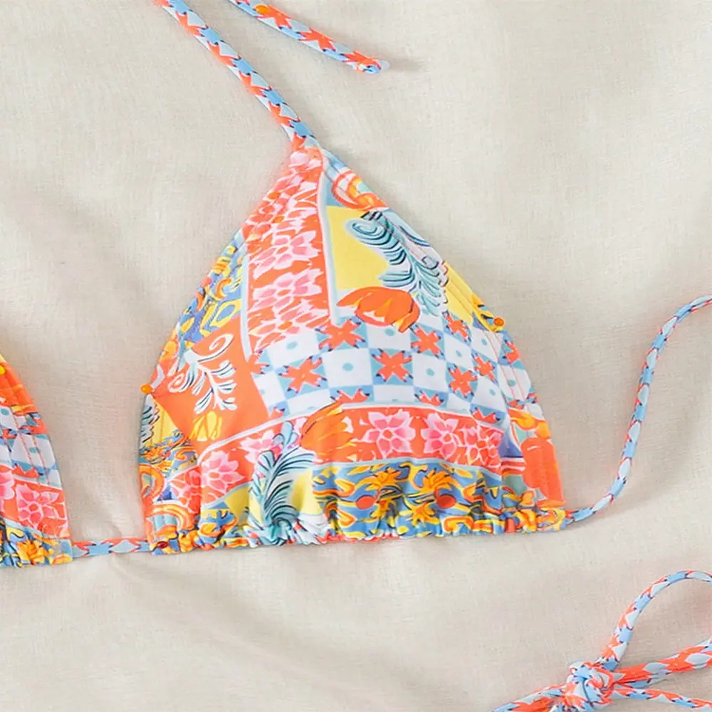 Hot Sale Of The Season New Sexy Printed Bikini Swimwear Women's Beach Bikini Thermal Spa Swimsuit Female Fashionable Swimming