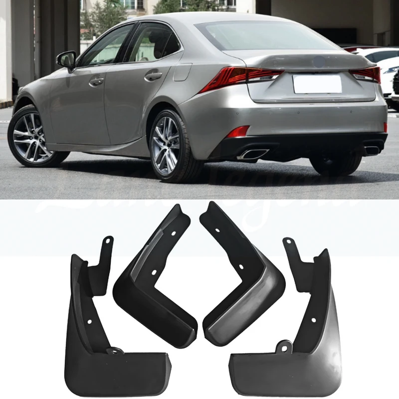 4 PCS Car Mud Flaps for Lexus IS IS200T IS250 IS350 IS300 IS300H XE30 2014~2021 Mudguard Splash Guards Fender Auto Accessories