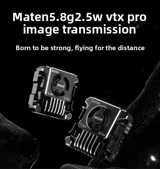 GEPRC MATEN 5.8G 3W VTX PRO Long Range FPV Transmitter Strong Heat dissipation for Drone RC