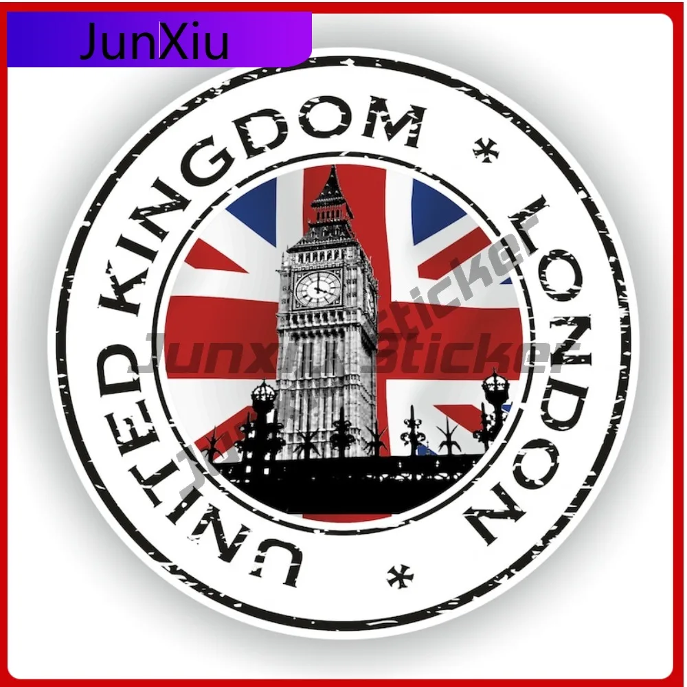 

UK London Big National Flag Map Style Creative Funny Vinyl Car Graphic Sticker Car Decal Exterior Waterproof Anti Scratch