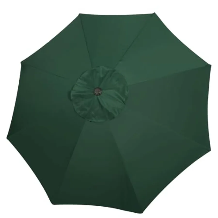 

Blissun 9ft Patio Umbrella Replacement Canopy Market Umbrella Top Outdoor Table Umbrella Canopy for 8 Ribs Canopy Only