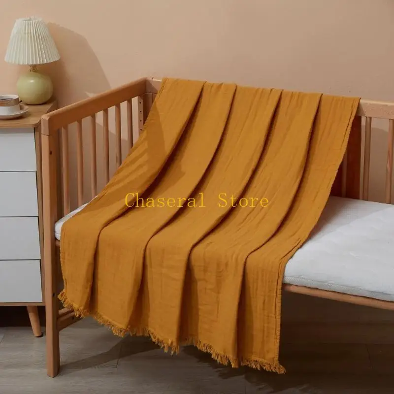 E7CE Cotton Baby Receiving Blanket Newborn Absorbent Swaddles Wrap Cloth for Infant