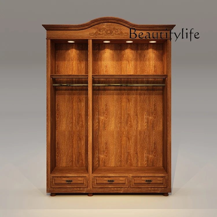 Customized medieval display cabinet shoe store shoe rack display rack clothing store shelf shoe bag display cabinet