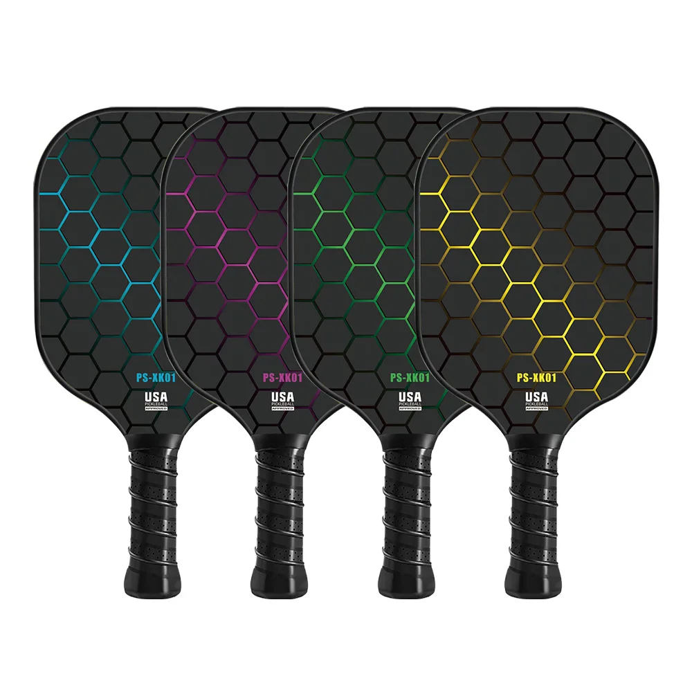 Pickleball Paddle 11MM USAPA Compliant Professional Suitable For Practice Premium Carbon Fiber Comfort Grip Tennis Rackets