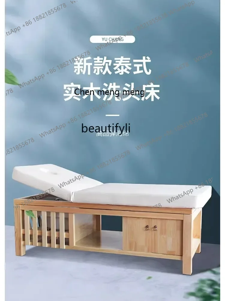 كرسي شامبو xzThai، صالون حلاقة، صالون تصفيف الشعر، تدليك صالون الشعر، سرير تنظيف للرأس بالكامل #2