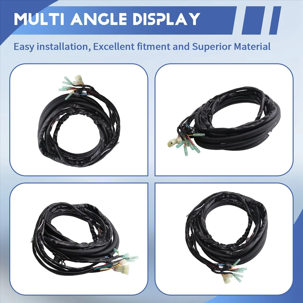 #11C (Black)5.2M Boat Outboard Motor Remote Controller Box Wire for Suzuki,Automotive Parts & Accessories