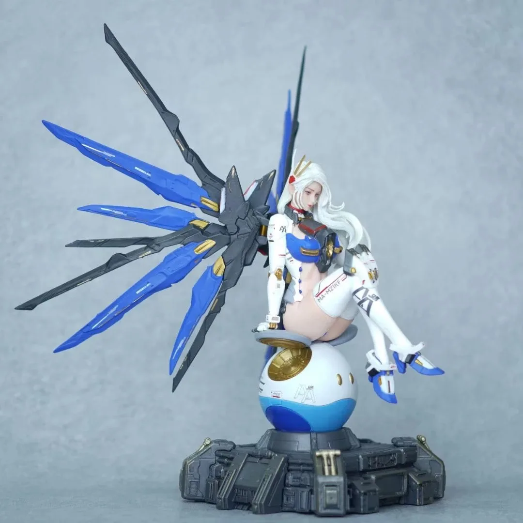 Anime gundam mecha menina 3.0 figura de ação modelo meninos brinquedos colecionáveis estatueta ornamento amigo presente pvc 36cm