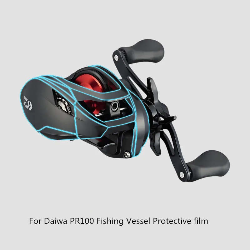 Iridescent PET Film For Daiwa PR100 Baitcasting Reel. Fishing wheel Waterproof Sticker. Protective Cover Skin Guard Accessories