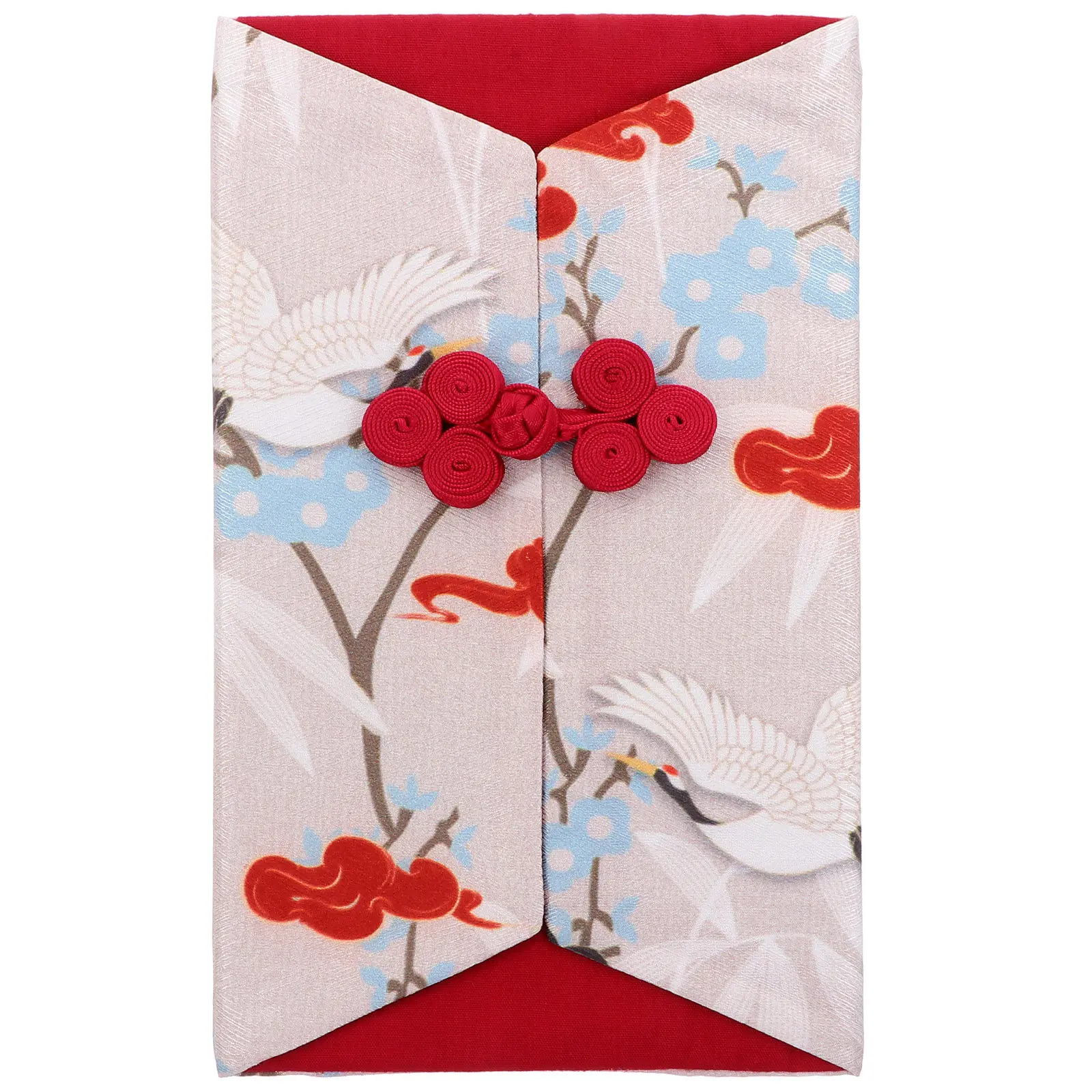 

Exquisite New Year Red Envelope Chinese Style Design Perfect for Festive Occasions Emulation Silk Money Gift Card