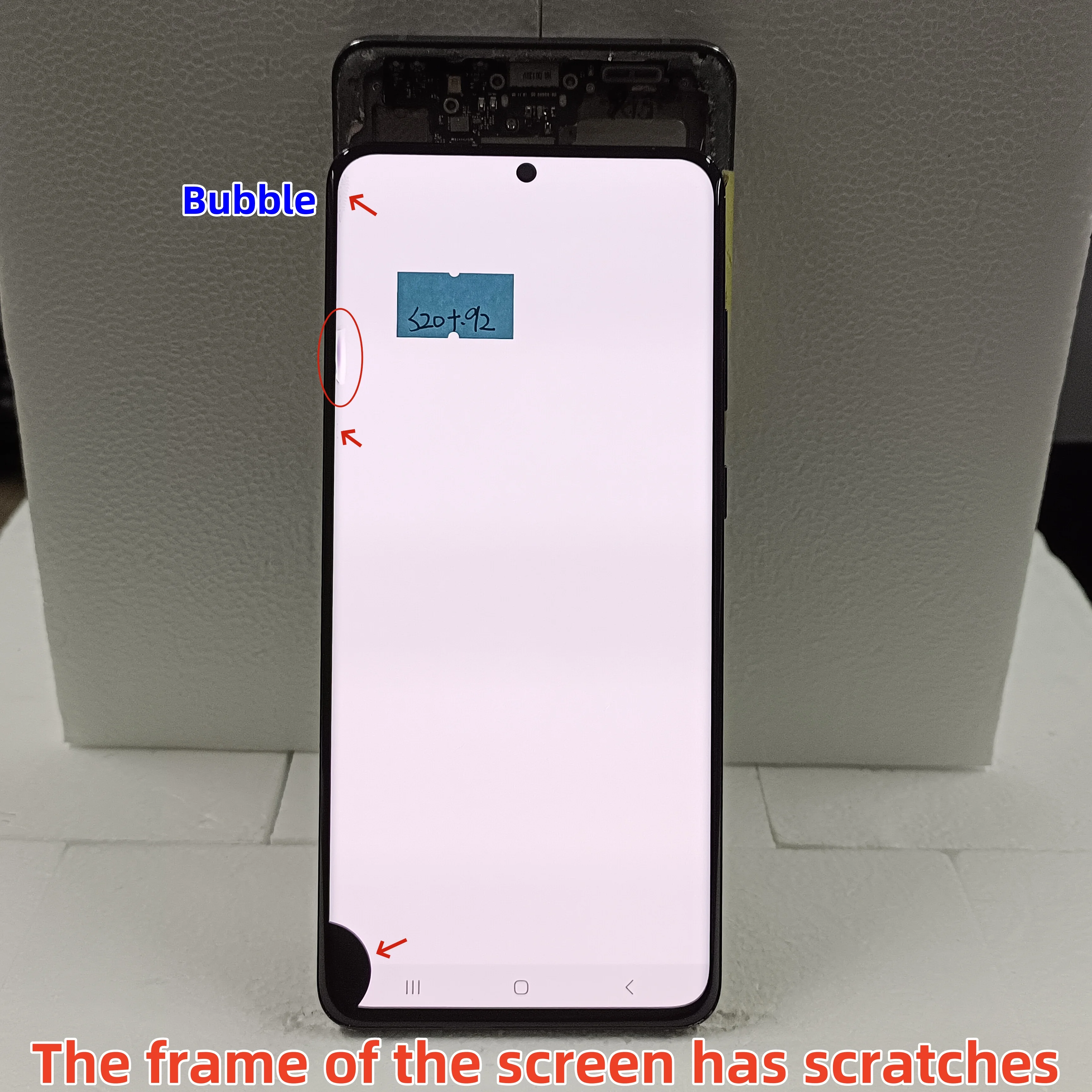 

6.7''Amoled For S20+ For Samsung S20 PLUS G985 G985U LCD Display Touch Panel Screen Digitizer Assembly Replacement With Defects