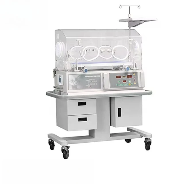 Medical Electric Infant Incubator, Newborn Baby Phototherapy, Portable Hospital Use, Neonatal Care Equipment