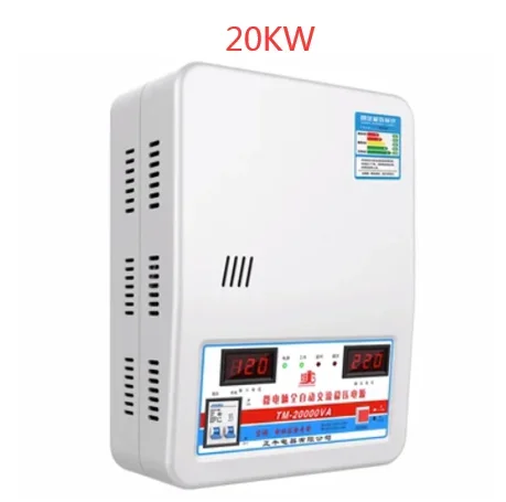 NEW Voltage Stabilizer 15KW 20KW Input Voltage 120V-270V Output 220V Appliance Stabilized Power Supply  Voltage Regulator