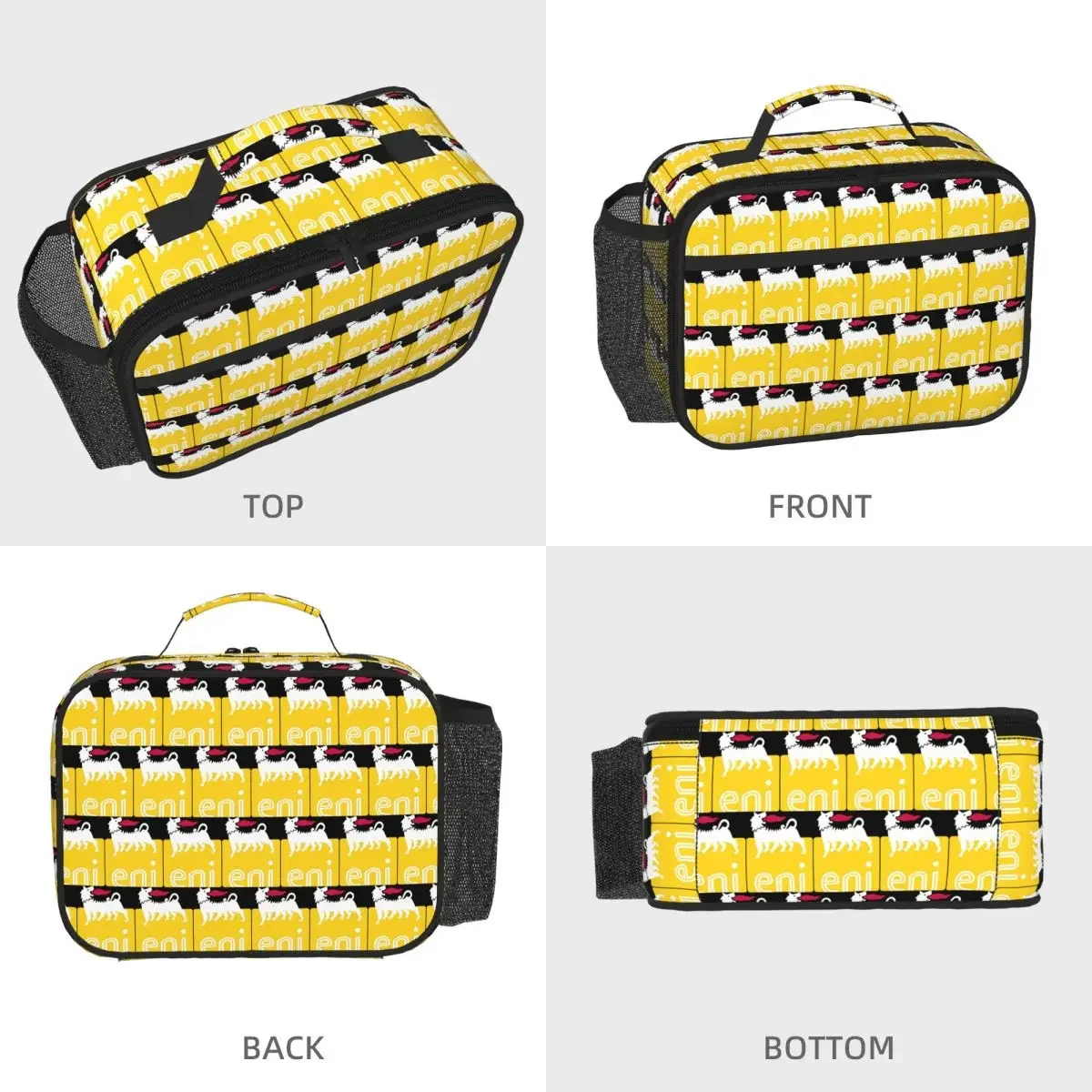 Agips Eni Racing Car Oil Insulated Lunch Bag for Kids School Cooler Thermal Food Box Tote Leakproof Lunch Boxes Container
