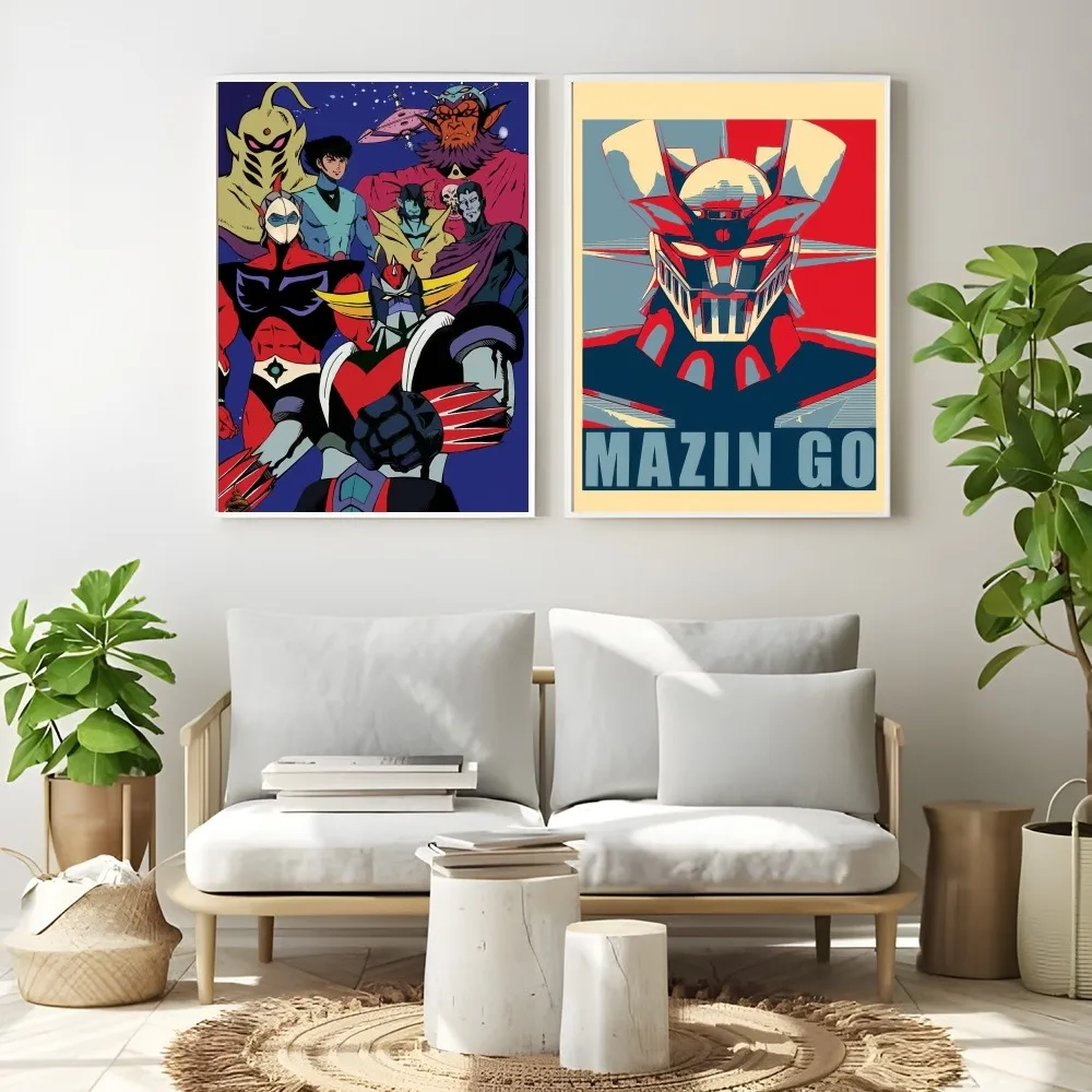 Robot Goldorak Classic Anime Poster Prints Perfect Design Nordic Modern Home Decor Gift Quality Goods