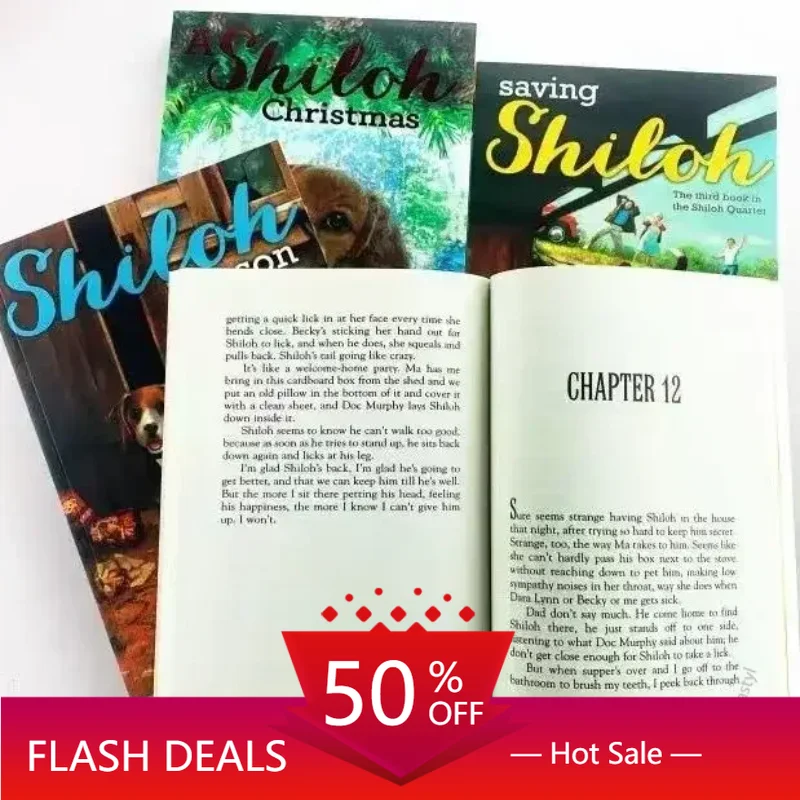 Libro book English Children's Literature Book Joy and I Shiloh 4 Young Adult Novels DIFUYA  Books English  Libro  Ages 5-8 Years