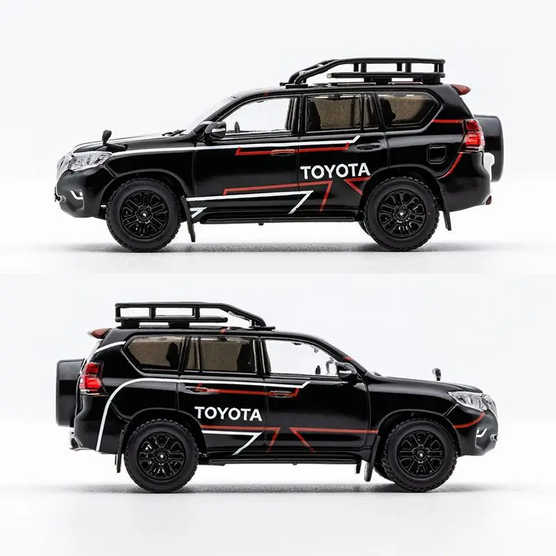 

Toyota Cool Road Ze comparison 150 Prado pull 1:64 track special edition simulation alloy car model collection ornaments perfect