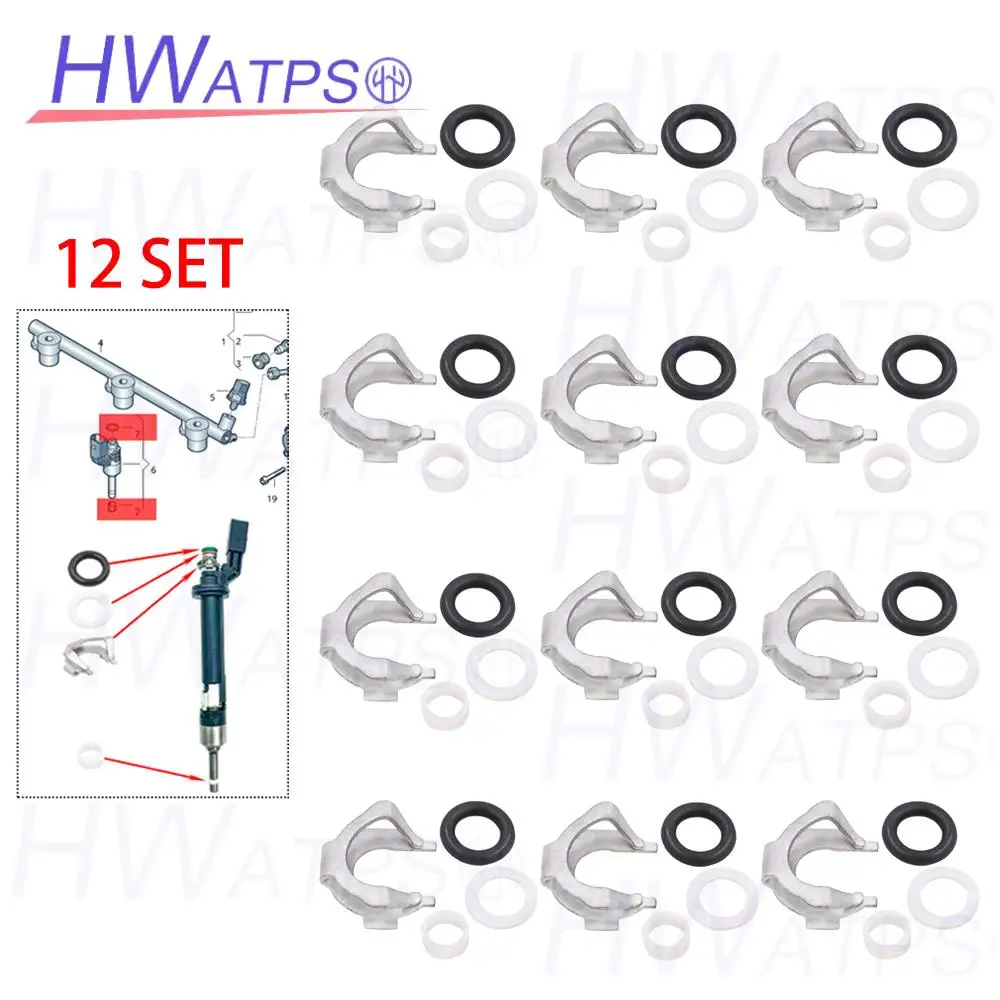 

03H198149 injector seal repair kit PAB99890700 For Audi Q7 VW Eos Jetta Passat Tiguan Touareg 95511091000 XX68P3