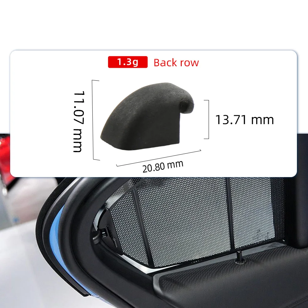 

51167110585 Sun Blind Hook Rear Window Sunshade Clip For BMW 3 5 Series M3 F35 F30 F80 E60 E61 Rear Shade Curtain