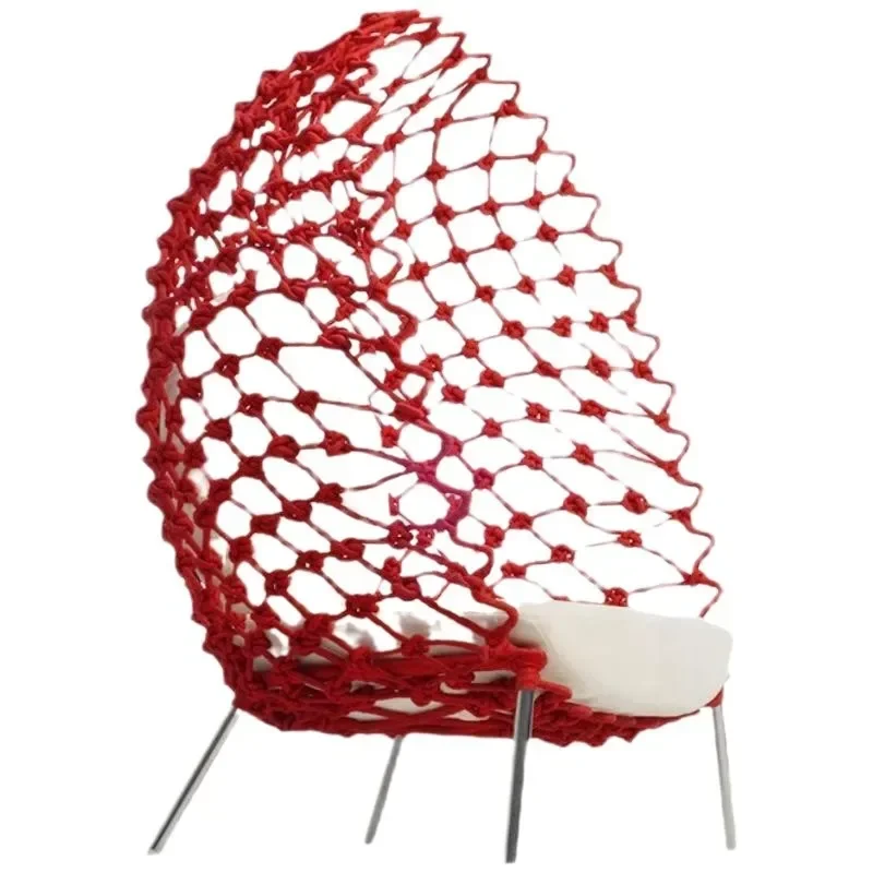Nordic designer balcony chair courtyard leisure bird's nest homestay garden villa recliner creative lazy rattan chair sofa