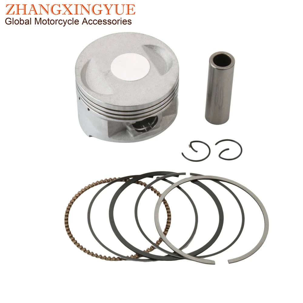 52.4mm 57.4mm 58.5mm 61mm 63mm Piston Kit For Baotian BT125T Rocky125 Tanco125 125cc 150cc 152QMI 157QMJ 4-Stroke Scooter Engine