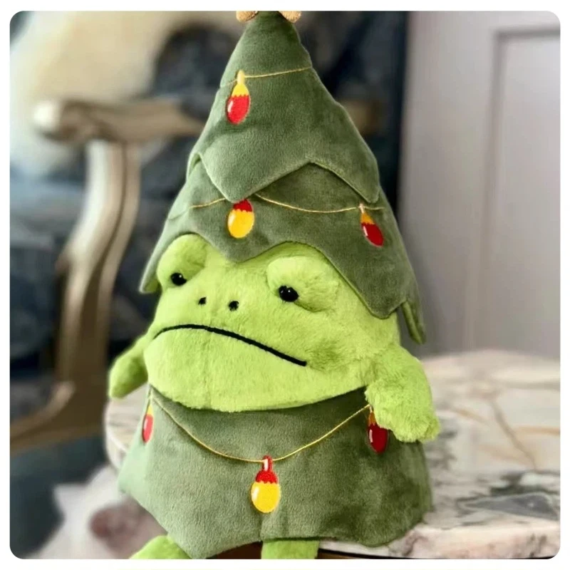 

Bestselling Christmas Rain Frog Plush Toy Decorative British Doll Home Decoration Stuffed Animal Soft Toy Gift For Kids