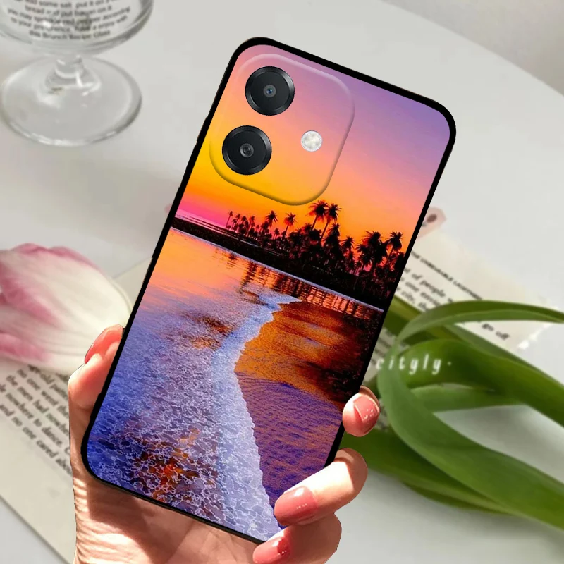 For Oppo A60 5G Case OppoA3 CPH2683 Fashion Shockproof Phone Protective Cover For Oppo A3 5G Silicone Soft TPU Coque Fundas