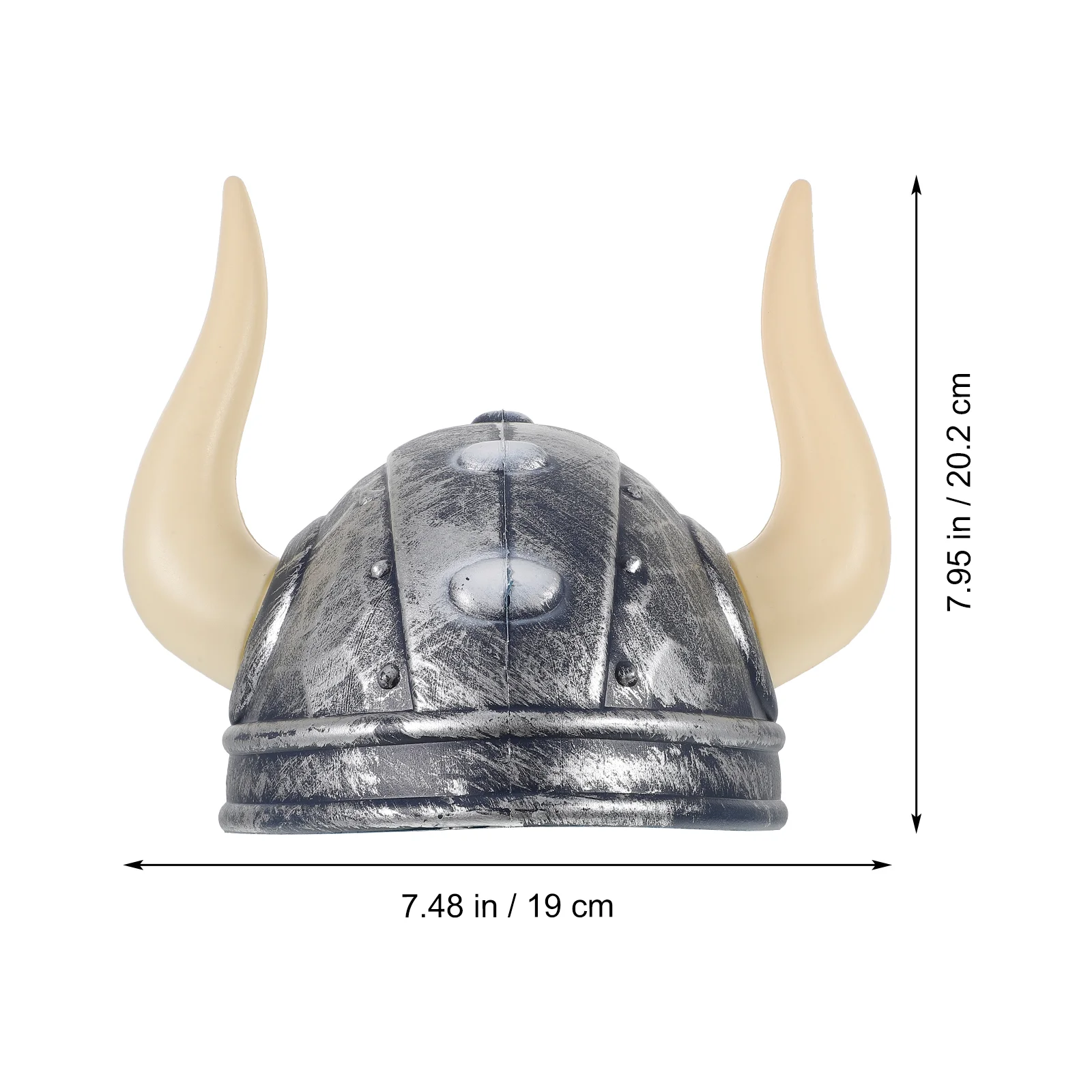 Buffalo Ox Horns Hat Viking Hat Halloween Decoration Props Party Accessory Kids Toys Plaything for Cosplay Costume Party (Golden