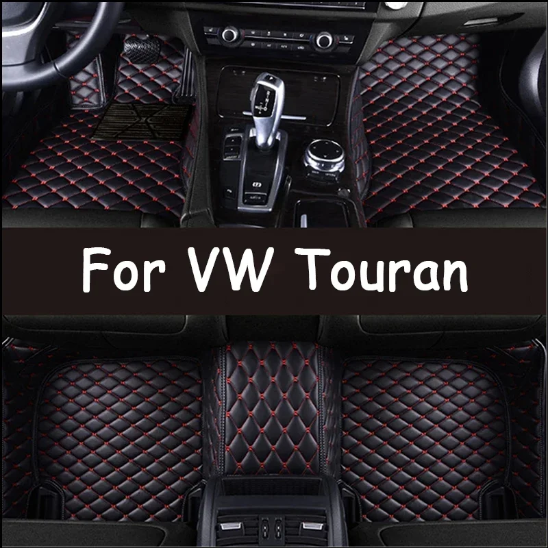 

Custom Car Floor Mats For VW Touran Auto Carpets Foot Coche Accessorie 0529